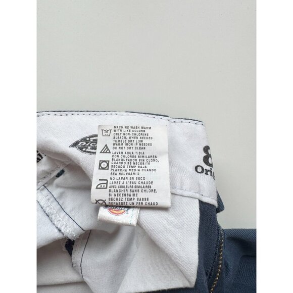 DICKIES 874 Navy Blue Polyester Cotton Twill Original Fit Work Pants, Size 30 - Picture 12 of 13